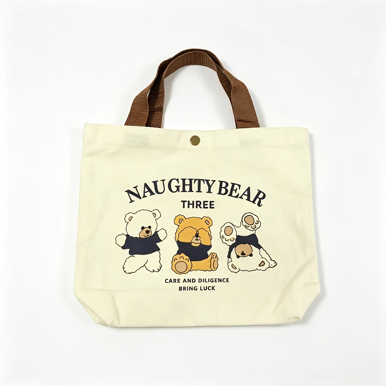 TEMU Bolso de Oso Adorable, Bolso de Mujer, Tamaño 27 X 21 X 7 Cm, Bolso Multifuncional, con Cierre de Hebilla, Bolso para el Almuerzo de Oficina,