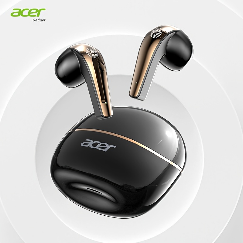 TEMU [Prodotto Originale ACER] Nuovi Auricolari In-Ear Wireless, Custodia di Ricarica con Display Digitale LED, 22 Ore di Standby Super , Wireless