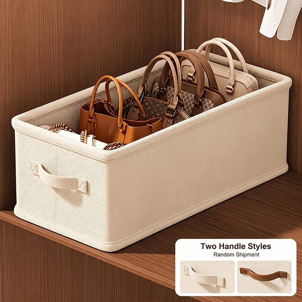 TEMU 1pc Organizador de Bolsas, Divisoria, Almacenamiento Ordenado para Bolsas y Armarios, Adecuado para , Dormitorio, Organización de Armarios,