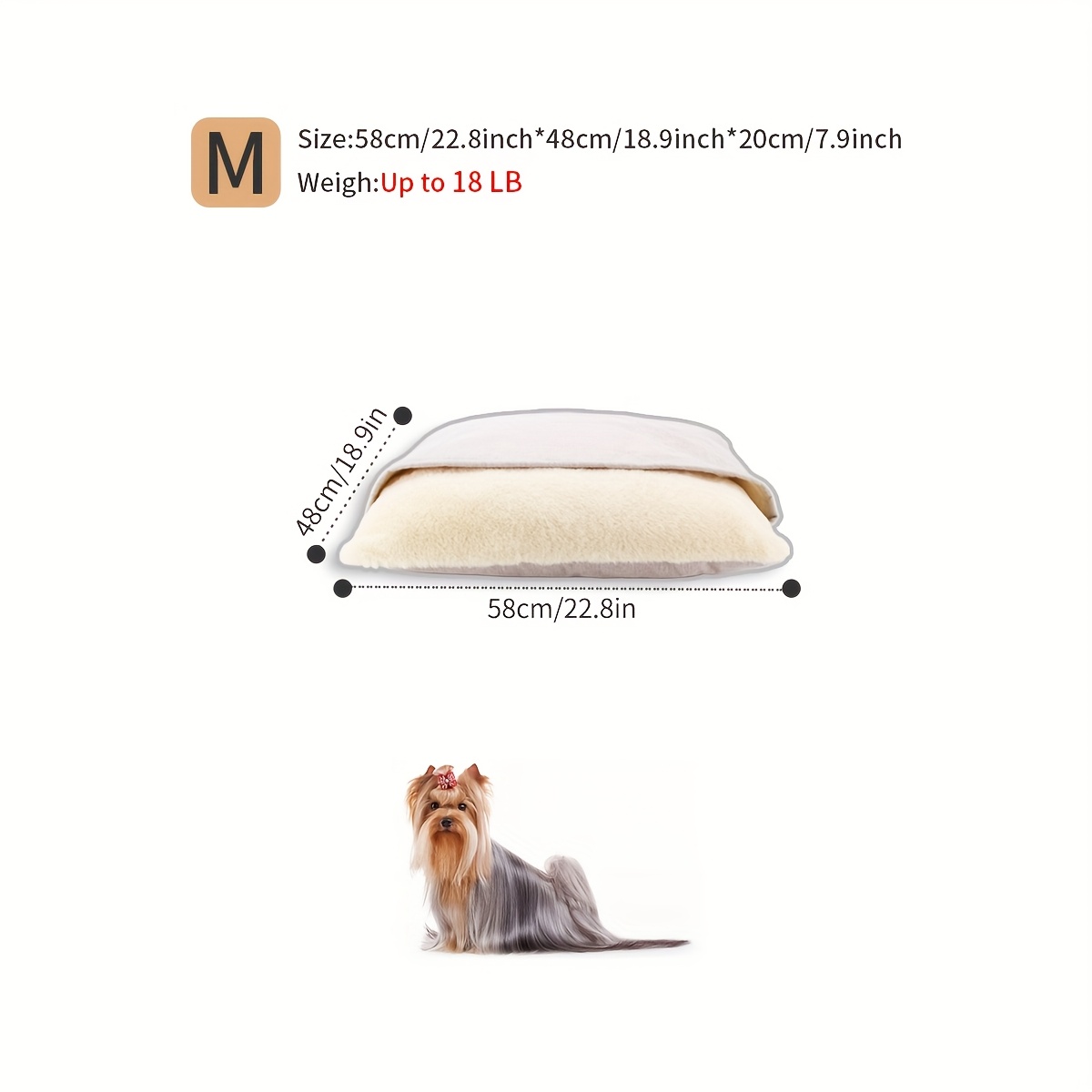 Winter Warm Dog Bed, Washable And Detachable, Use For Small Dogs, Teddy, French Bulldog, Large Sleeping Bag, Pet Dog Mattress, Dog Sleeping Bag Kennel