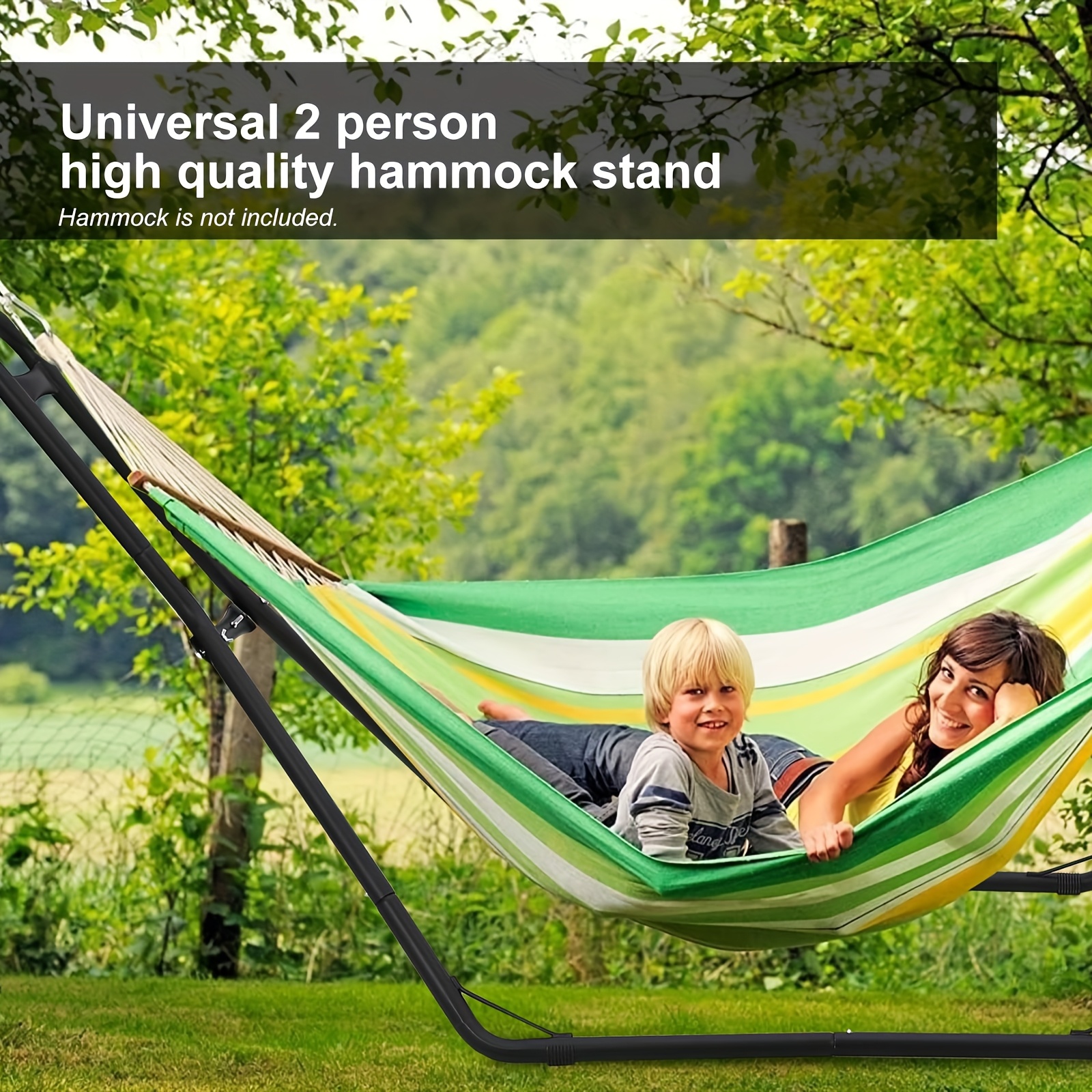 universal stand, heavy duty steel hammock stand 550 lbs capacity