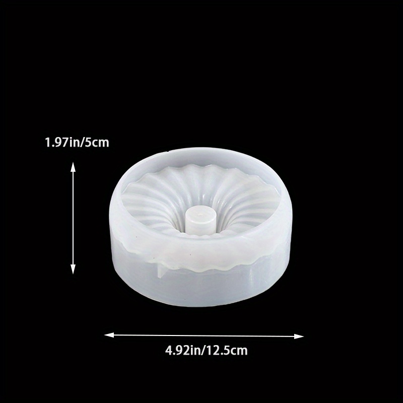 TEMU Candle Silicone Mold, Easy Candle Holder Mold, Striped Candle Holder Silicone Mold, Resin Candle Holder Hand-casting Mold, Suitable For Resin