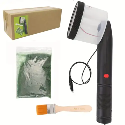 Grass Remover Machine Mini Static Grass Applicator - Flocking Grass Master Machine For Model Landscaping & Dioramas Flocking Kit - Foto 6