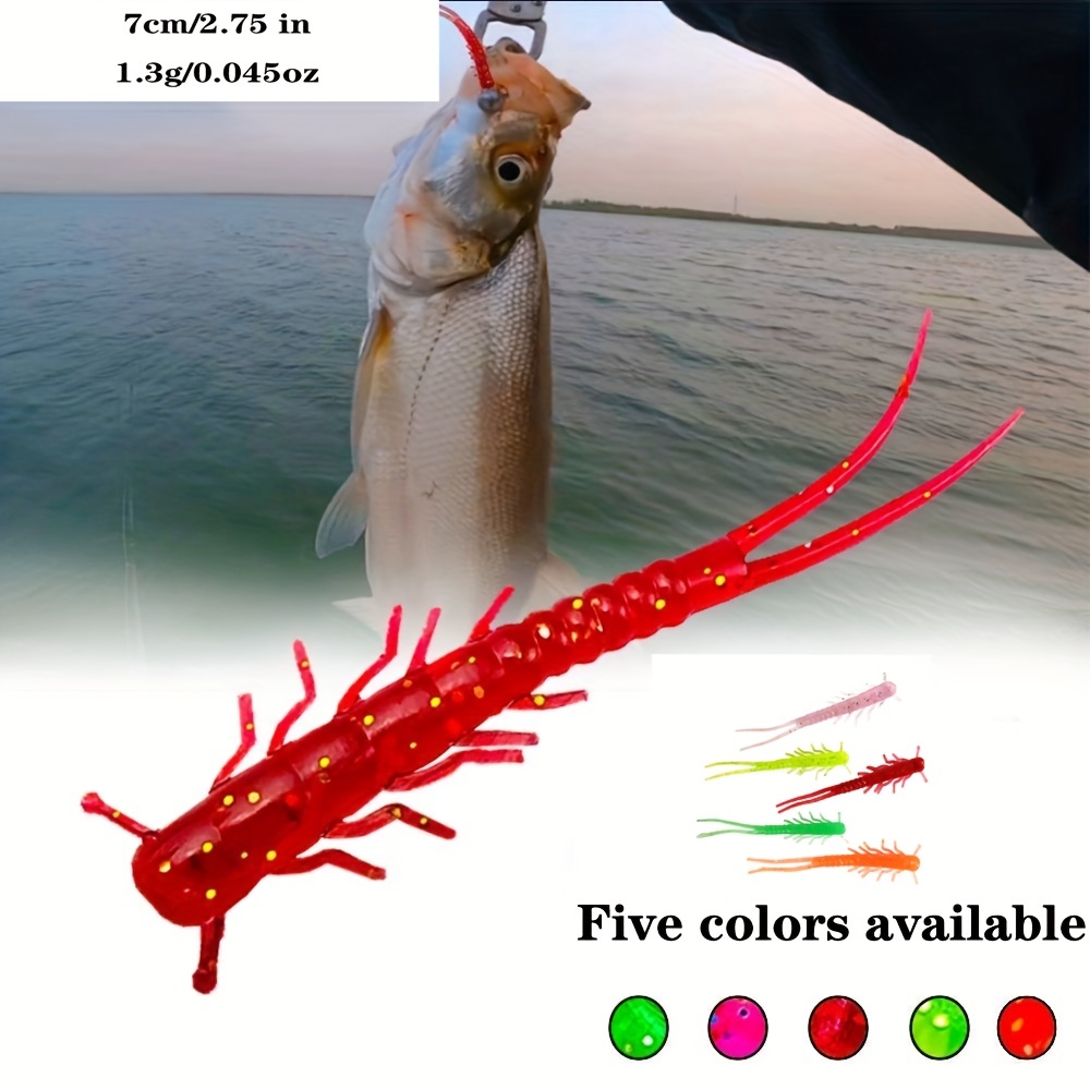 Fishing Lure Soft Bait, Floating Material, 10pcs/pack Including