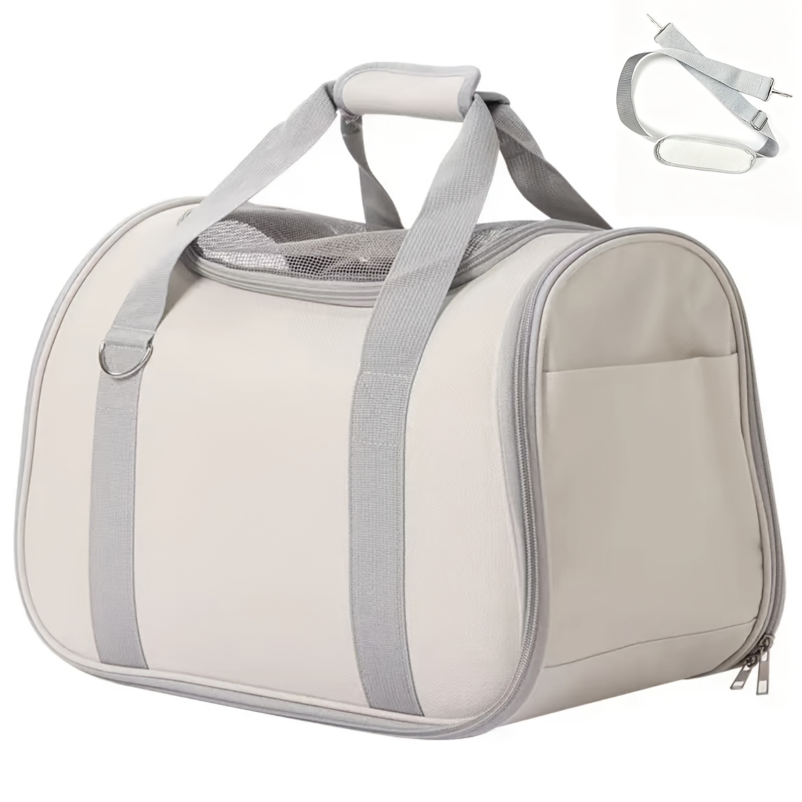 TEMU 1 pz Borsa per animali domestici pieghevole di grande capacit�, e , con una struttura tridimensionale che non si scompone. Adatta a , adatta per