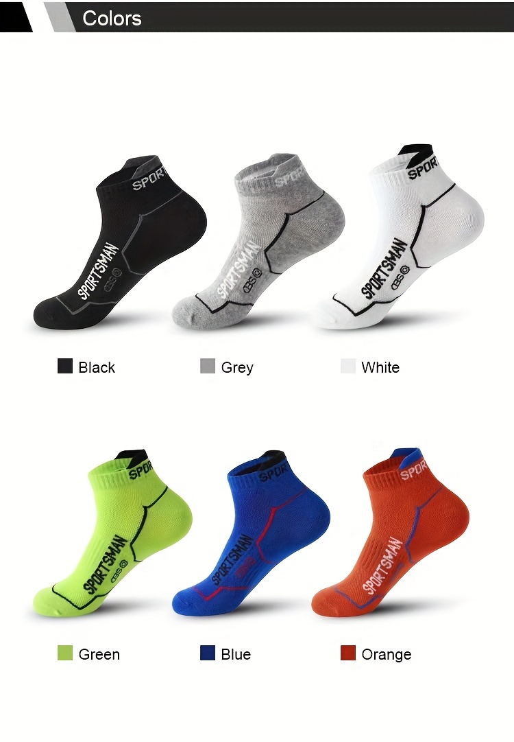 12 Pairs Of Men's Mid Crew Sport Socks, Sweat-absorbing Comfy Breathable Socks For Men's Basketball Training, Running Outdoor Activities