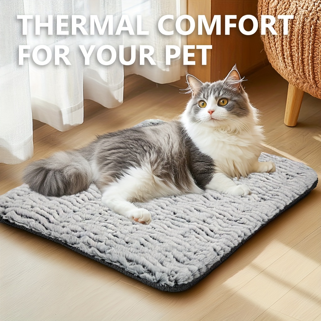 extra warm   pad soft cat bed thermal   mat for outdoor and indoor large kittens small   Product details 6