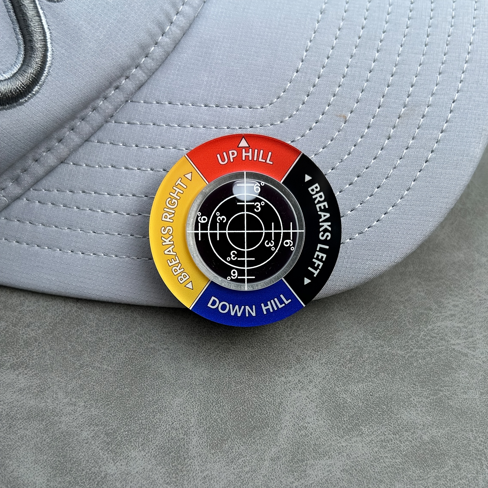TEMU Golf Level Marker Reader Golf Hat Clip