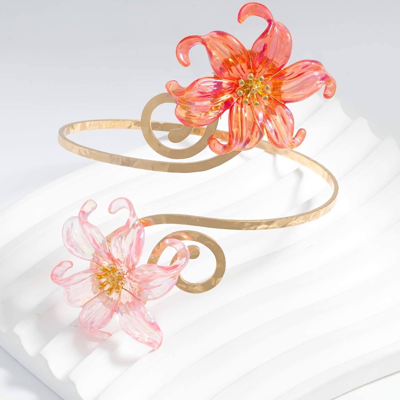 TEMU A Versatile, Fresh-style Summer Arm Cuff With A Transparent Vintage