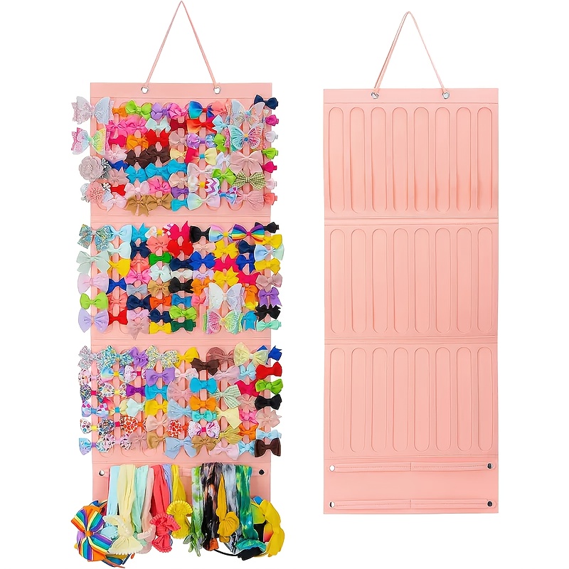 Hair Bow Storage Rack, Hair Accessory Wall Hanging Storage Display, Wall-mounted Storage Rack, For Hair Clips, Headbands And Hair Bands, Hair Accessory Display Stand