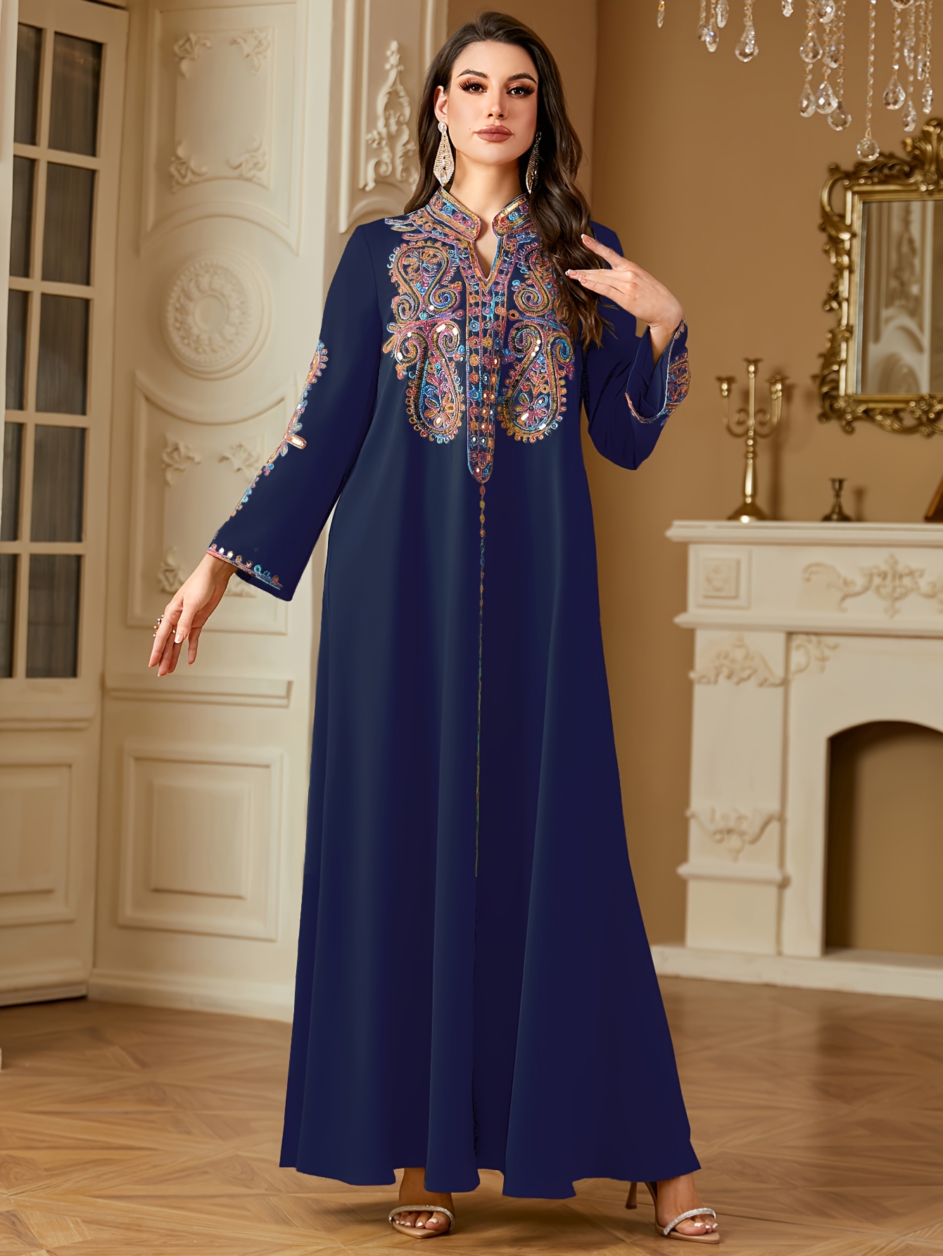cocktail dress long sleeve midi Petal and Pup Women's Cammie Long Sleeve Midi Dress