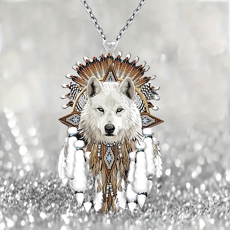 

Wolf Pendant - 2d , For Car , & Keychain - Unique For &