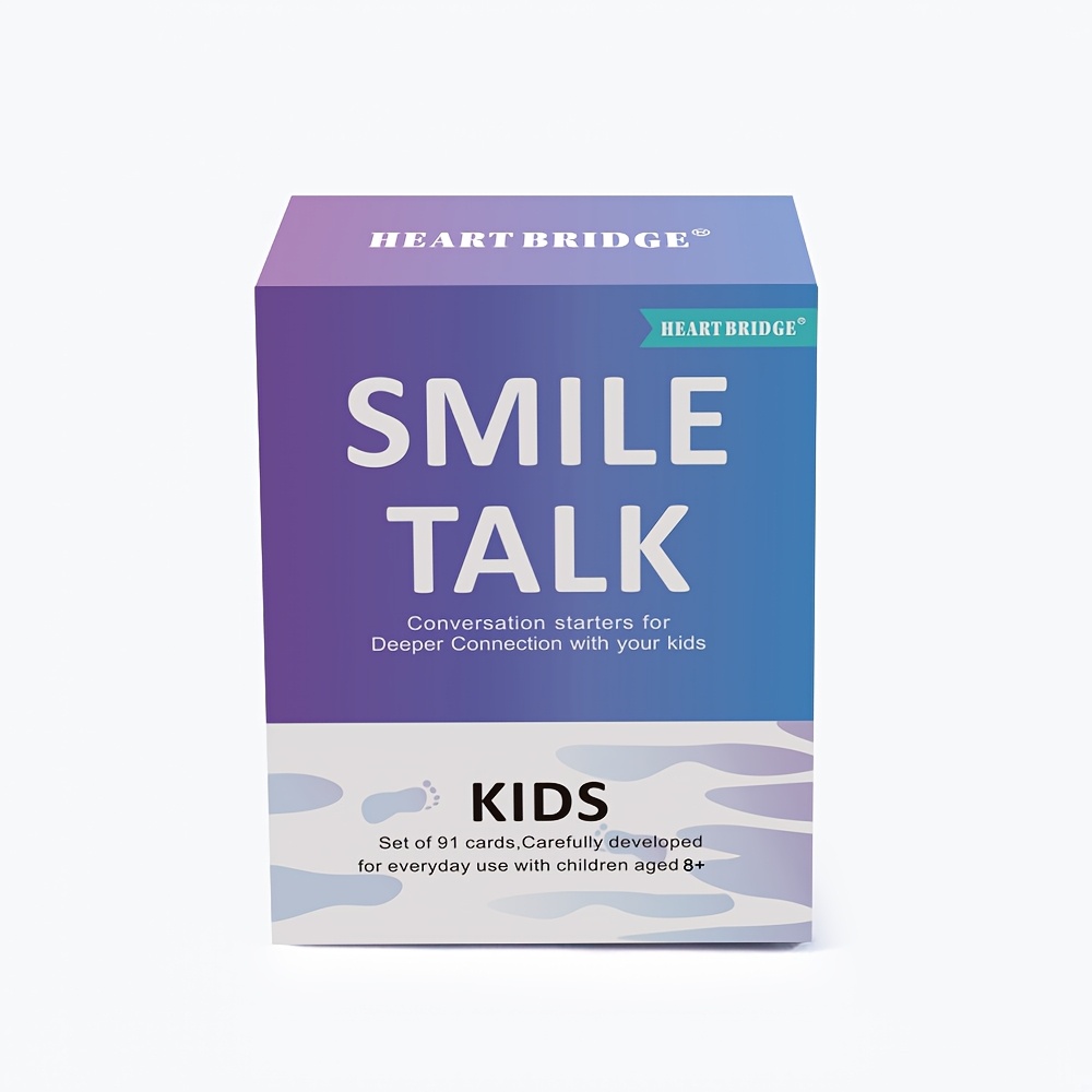 SMILE TALK Children's Dialogue Card Game for Creative Thinking