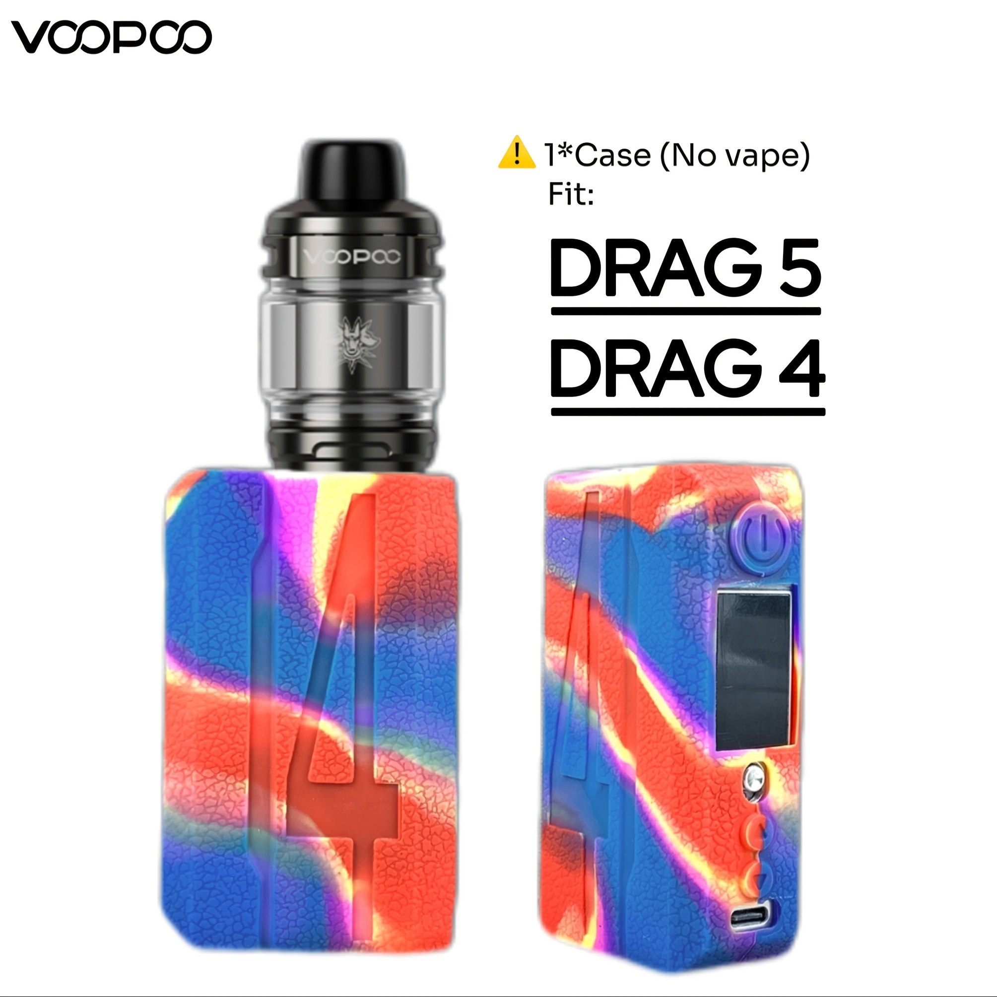 1pc drag5 drag 4 suitable protective case anti drop - Temu