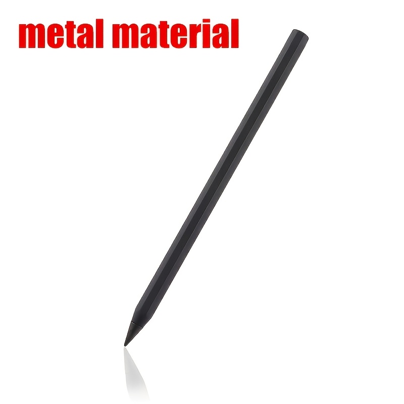 Image of 1 Pen / 1 Pen + 2 Refills, Metal Pencil With For Long-lasting Writing, Eternal Inkless Fountain Pen, For Drawing, School And Office Stationery