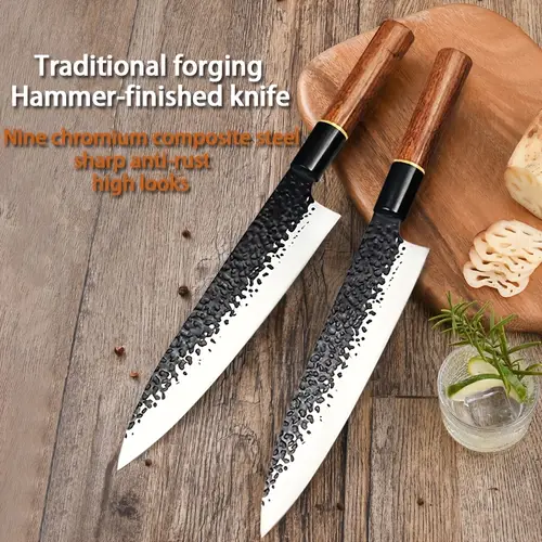 premium lightweight with stainless steel blade rust resistant forged design meat vegetables and fruits gift for home cutting tool elegant kitchenware for