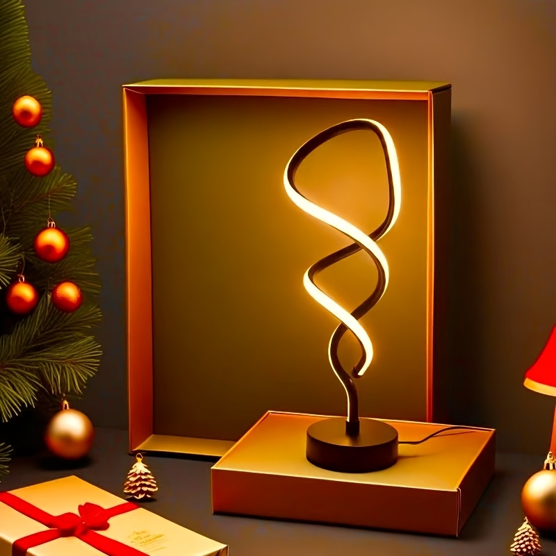 Cane Modern LED Desk Lamp with USB Three-Tone Dimming