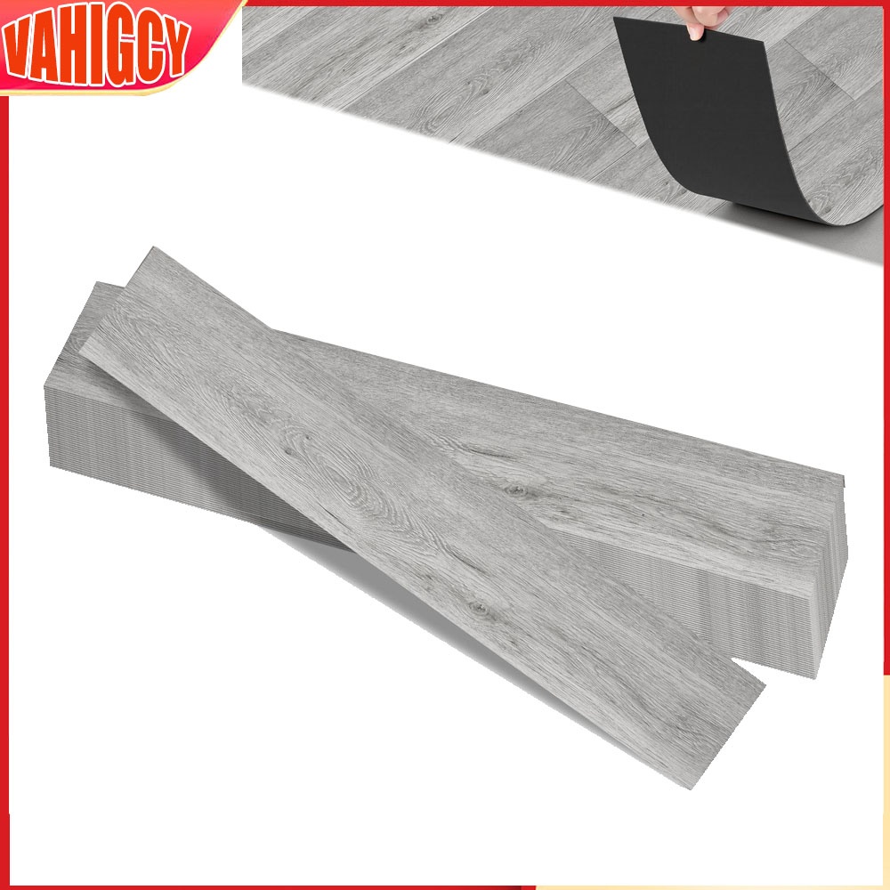 36pcs self   pvc wood flooring planks suitable for bathroom kitchen concrete floors peel stick wood grain tiles with laminate   soundproof floor panels 36 planks diy installation for renovation