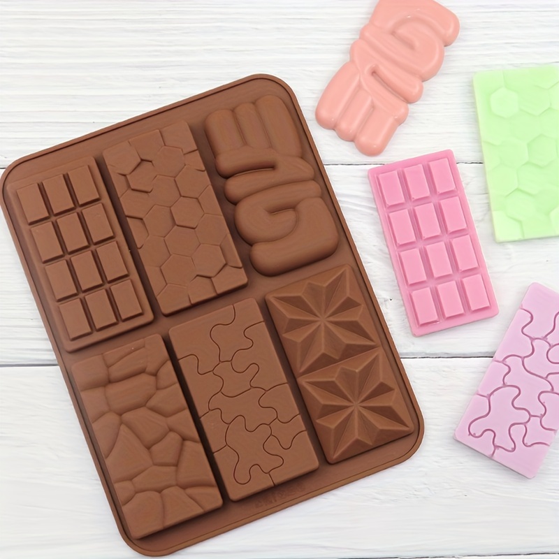 

1pc, Silicone Chocolate Mold, Food-grade Diy Craft Soap Cake Decorating Ice Tray, Suitable For Home, Kitchen And Restaurant