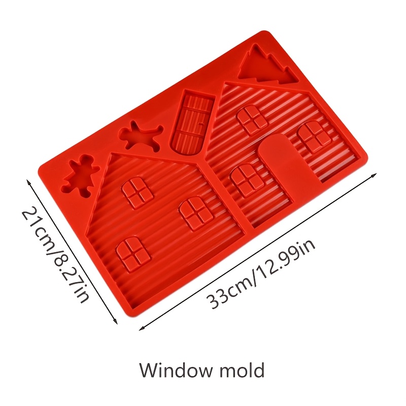 1pc silicone gingerbread house baking mold christmas cookie Temu