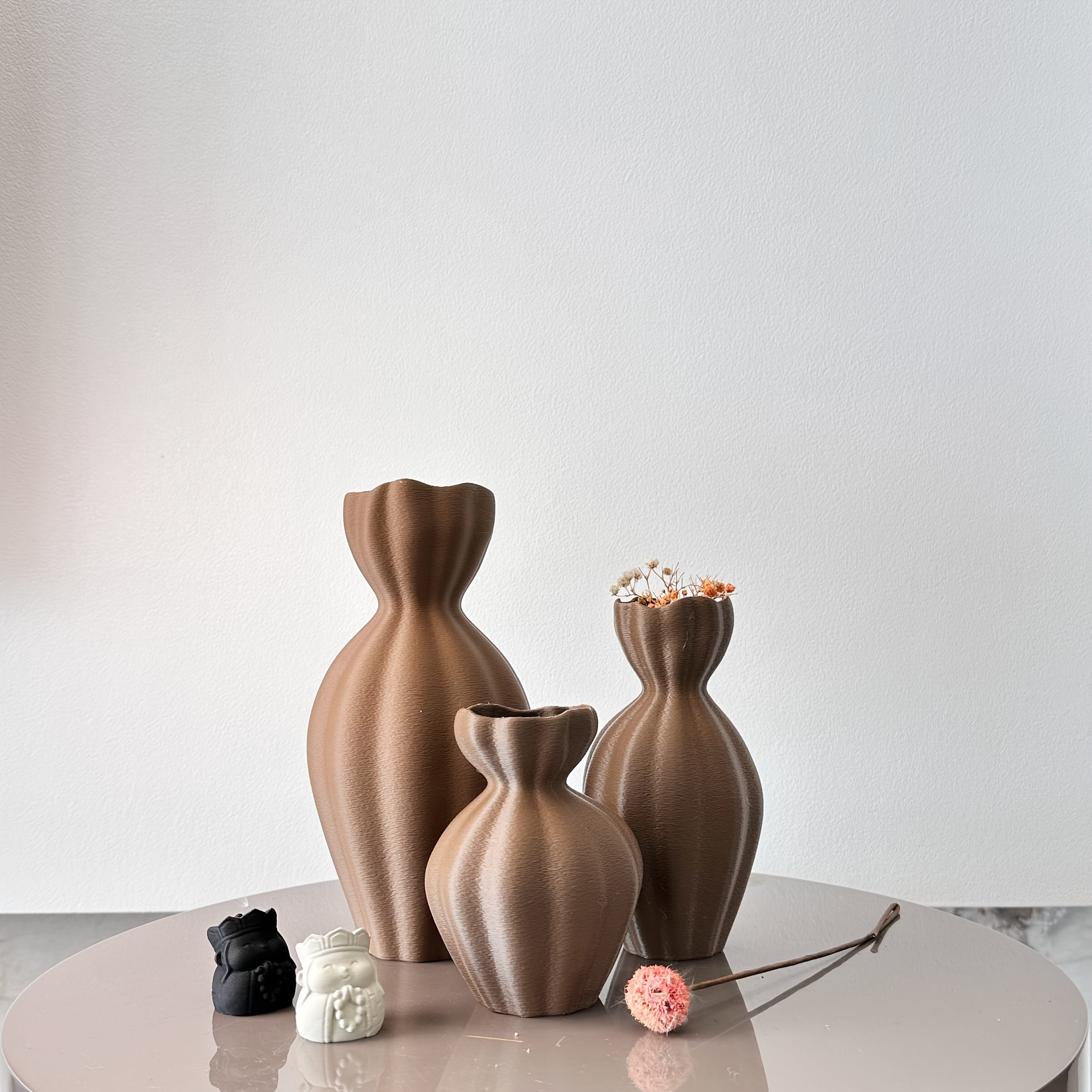 Image of Vase Set, Vases For Dried Flower Arrangements, Suitable For Home Decoration, Entryway Decoration, Office Vase Decoration, Ideal Gift For Holidays