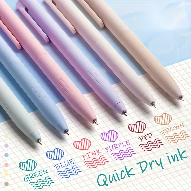 

18pcs Cute Morandi Gel Pen Set Retro 0.5mm Color Signature Pen Writing Ink Pen Ballpoint Pen School Office Stationery