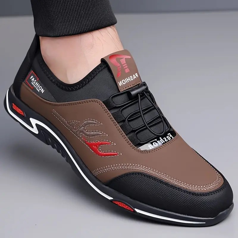 mens fashionable casual sports shoes comfortable non slip rubber soles suitable for leisure and formal wear versatile for Product details 1