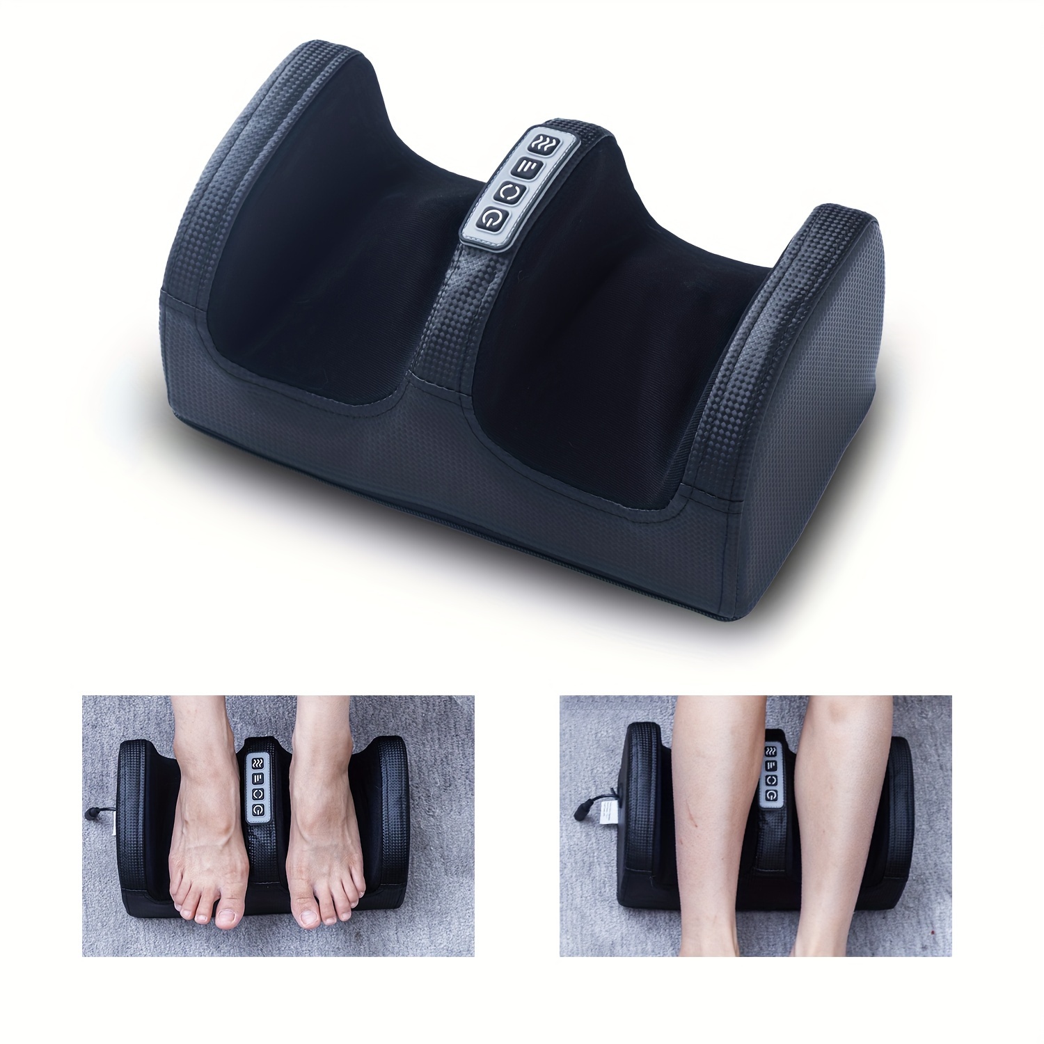 

Iownrealu Foot Massager Machine With Deep- And Heat, Calf Massager, 3d Shiatsu Foot Massager For And Relax, Ideal Gift For Mom Dad Wife Husband Friends