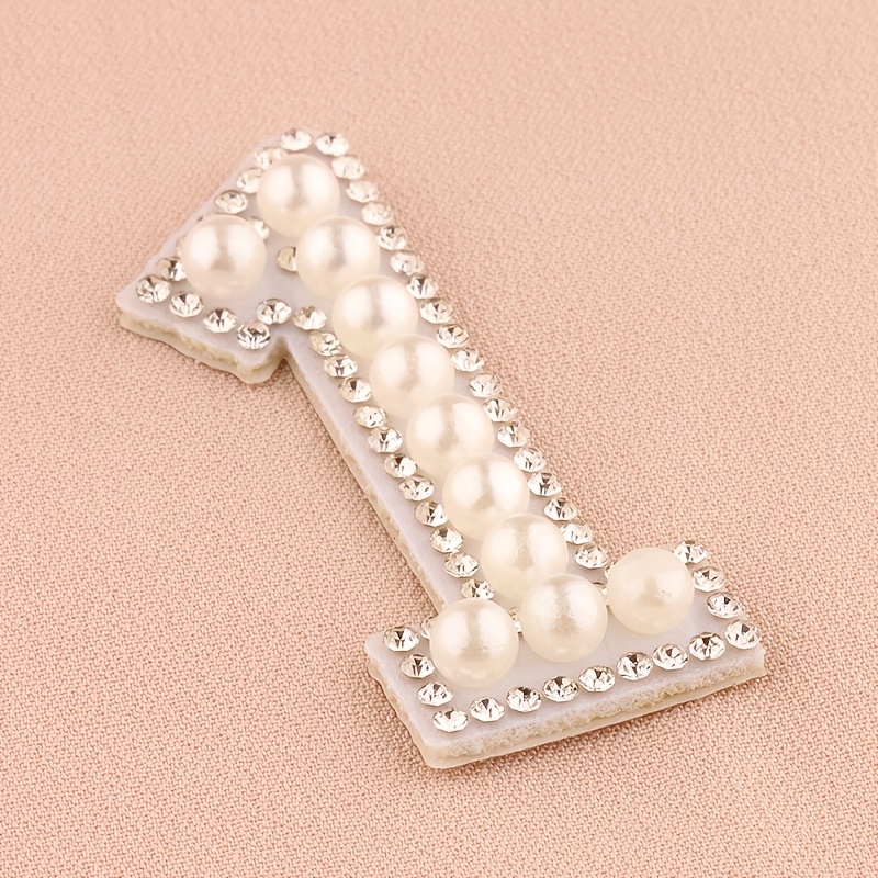 TEMU 0-9 Number Rhinestone Patches, Creative And Fashionable Number Patches With Self-adhesive Double-sided Tape On The Back, Exquisite Diy Craft