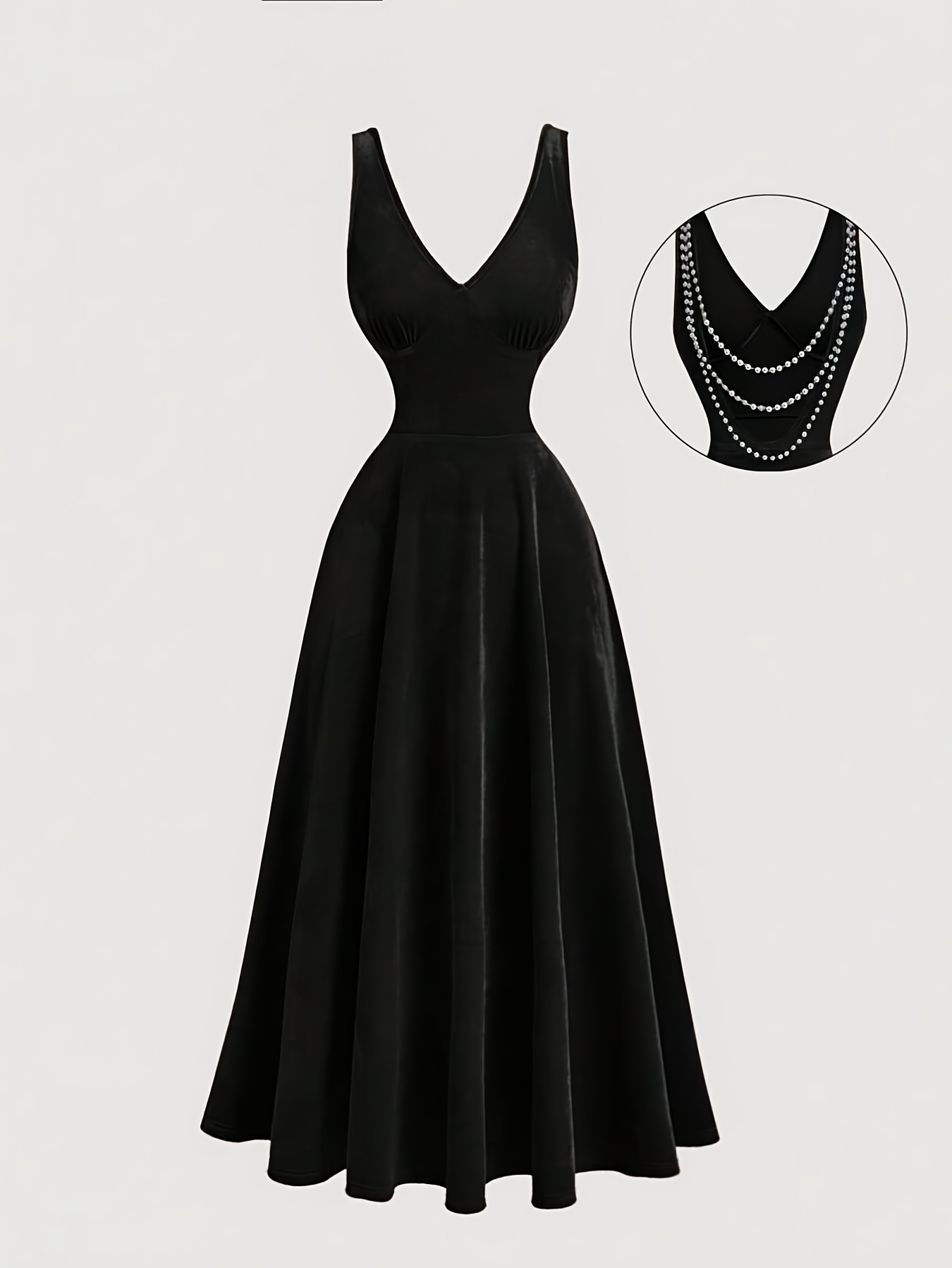 long sleeve backless thong detail mini bodycon dress in black Women's Black Midi Dress Backless V Neck Lace
