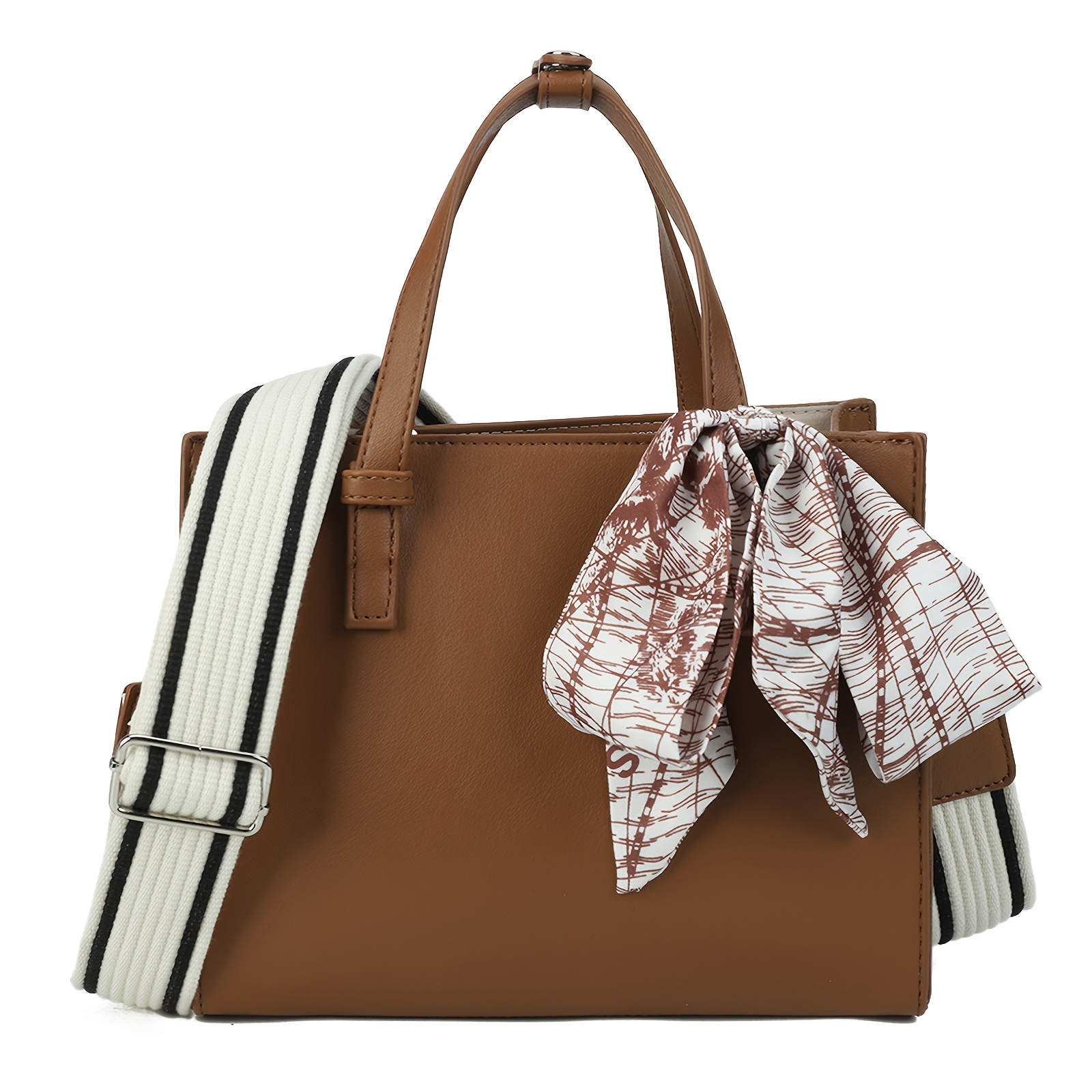 Image of New Style Women' - Large Capacity Crossbody Bag With A Simple And Versatile Design, Featuring High-quality Tote Bag Style, Trendy And Stylish For Daily Commuting, Handbag.