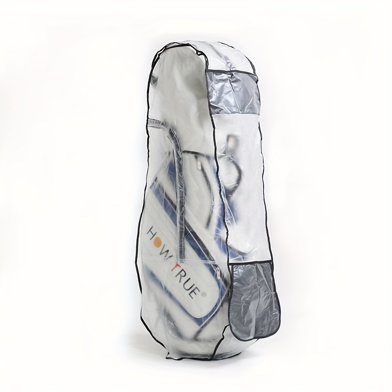 TEMU Golf Bag Transparent Rain Cover Full Surround Dustproof Outdoor Bag Protector Suitable For Standard Bag Stand Bag