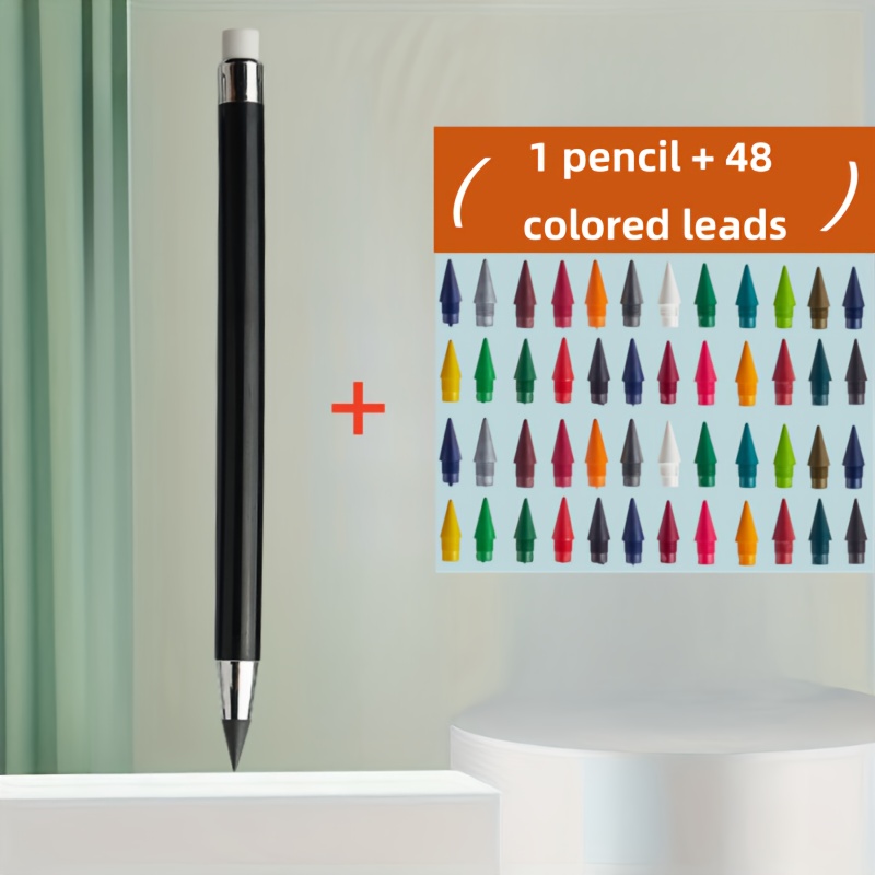 

Ensemble de 49 Crayons de Couleur pour Débutants avec Gomme - 24 Crayons Taille + 1 HB, de 0.5mm, Idéal pour l' & le Dessin, Crayons de Dessin