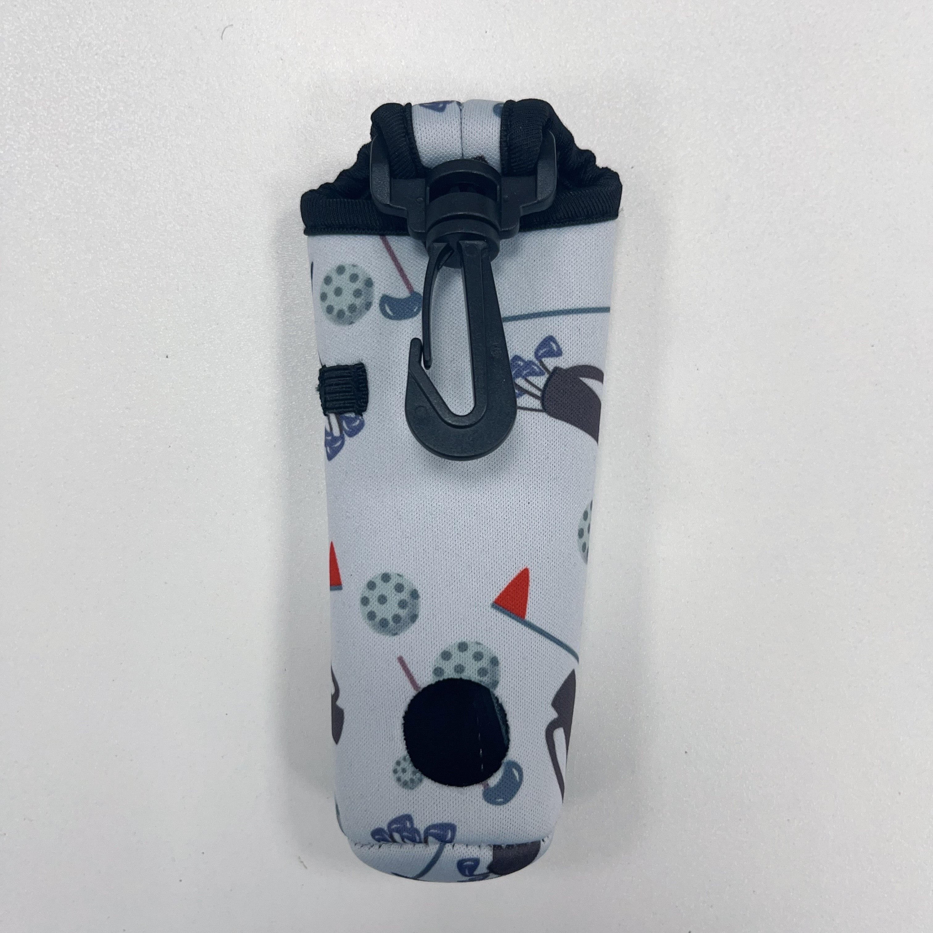 TEMU Diving Material Golf Bag With Hook, Portable Storage Bag, Golf Ball Protection Strap, Golf Ball Holder Stand, Neoprene Golf Bag, Golf Ball Tote,