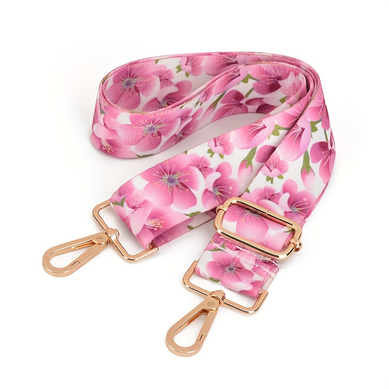 E-shop 3,8CM Neue Farbe Blume Hot Transfer Bag Schultergurt Zusätze Einzelner Schulter Diagonal Körper Verstellbarer Ersatz Langer Schultergurt,