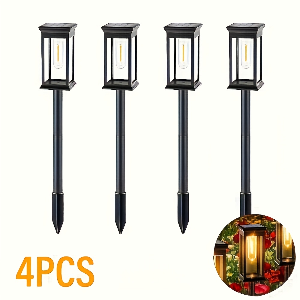 Bright Solar Lights, Beautiful And Practical, On Landscape , Courtyards, , And . 12 Hours Long Solar Courtyard Lighting With Automatic Function