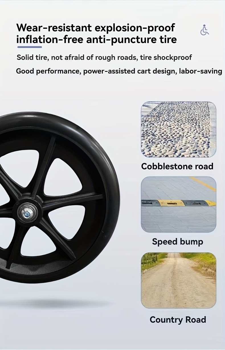Ultra Lightweight And Durable Carbon Steel Classic Driving Assistance, with Comfortable Seats And Storage Shelves, Easy to Fold Design, Convenient to Carry And Can Be Used On Airplanes