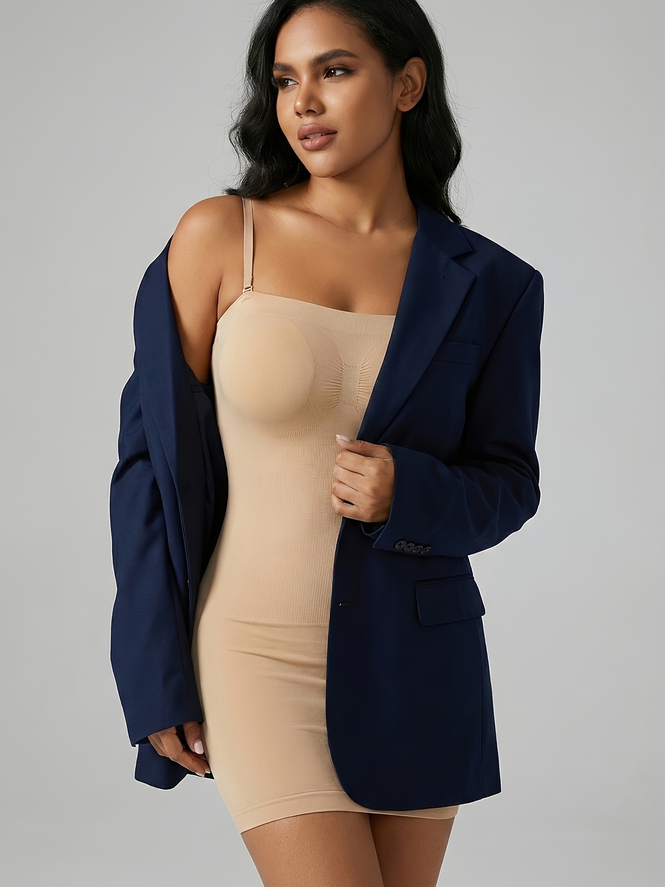 summer dress tropical Breezy Halter a split neckline Size:US 22Plus / UK 26 / EU 52 Long-Sleeve Zip-Front Mini Dress mens-suit-size-chart