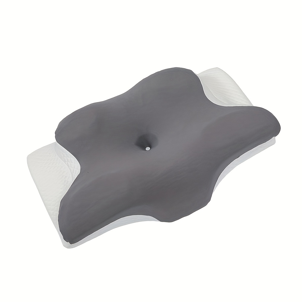 TEMU Almohada de cuello con forma de , para dormir de /espalda/ erguido, almohada de cuello ergonómica de espuma de poliuretano, ideal para, con una