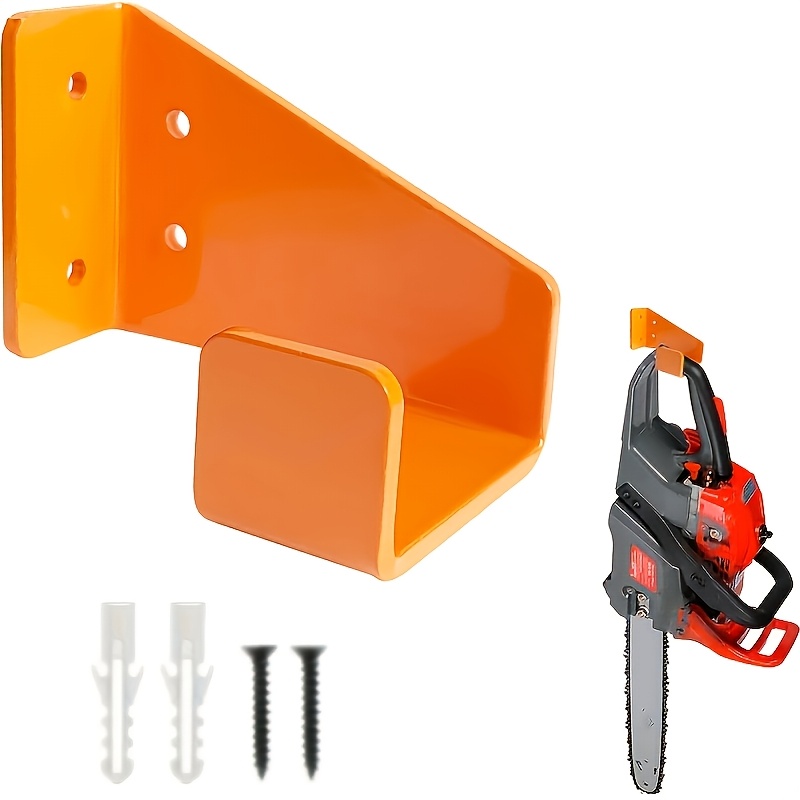 TEMU Wall-mounted Chainsaw Storage Rack, Suitable For Garden And Garage, Multi-functional Storage Shelf