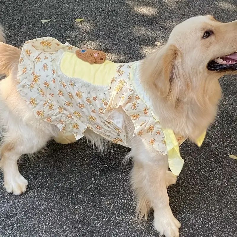 clothes pet dogs including adorable floral outfits dresses - Temu Greece clothes pet dogs including adorable floral outfits dresses - Temu Greece
