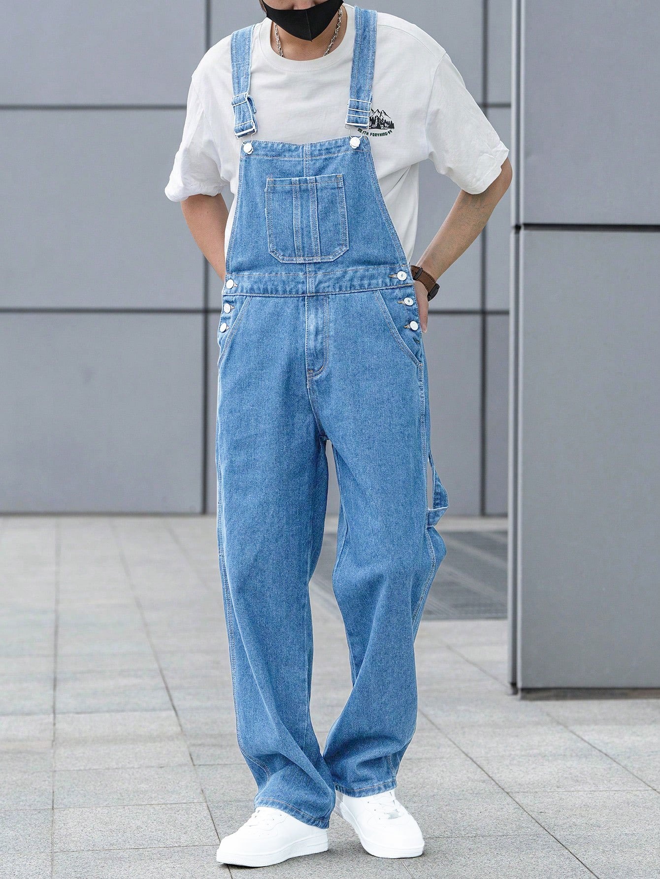 Overalls Estilos De Overoles Overol Tipo Pantalón, De Mezclilla