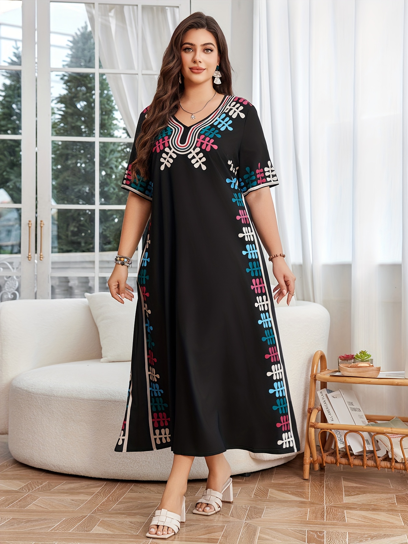 haley maxi dress mid blue Haley Maxi Dress | Blue Jacquard | Womens