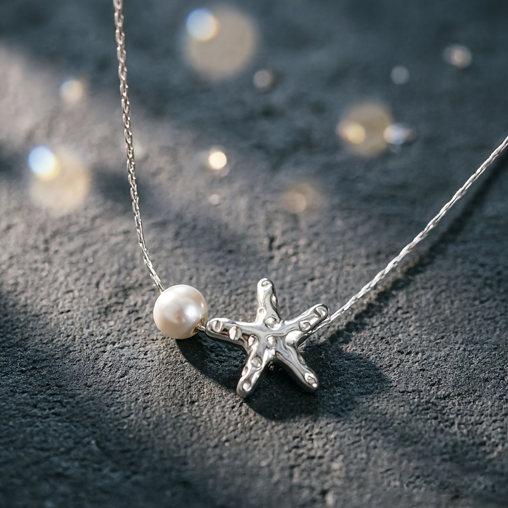 TEMU Collar de minimalista para mujer, diseño de único, cadena versátil y elegante para la clavícula, accesorio delicado de estrella