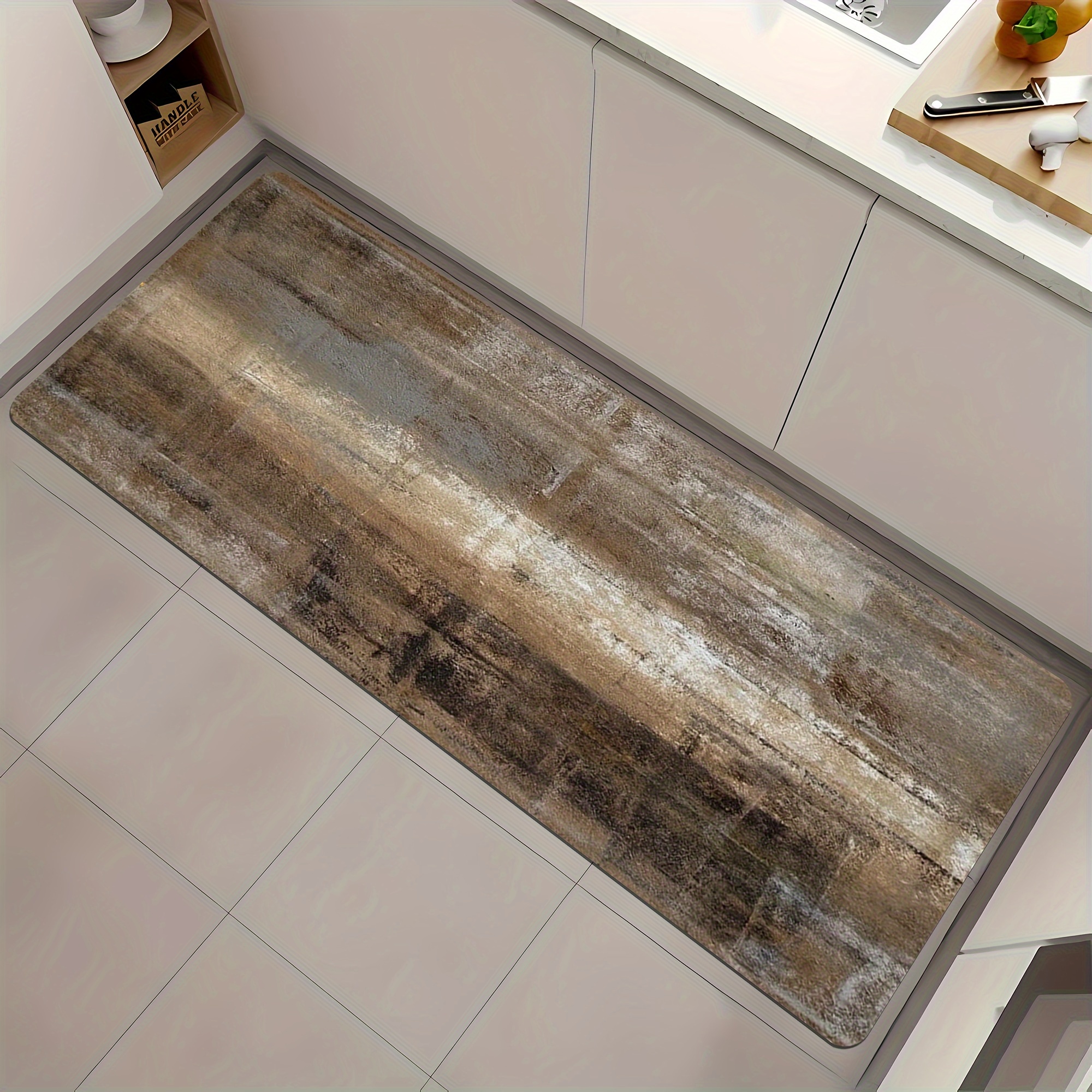 TEMU 1 pc, Tapis de Cuisine Très Grand, Tapis pour Couloir et Balcon, Tapis de Salle de Bain, Housse de Porte d'Entrée de Buanderie, Tapis Lavable en