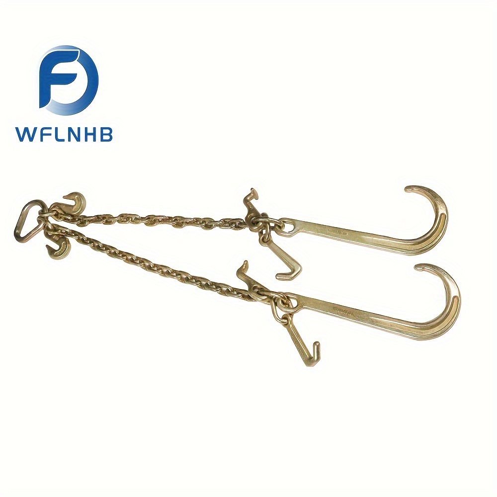 

V Type Tow Chain 3/8 X 2´grab Hook Tractor Car Truck