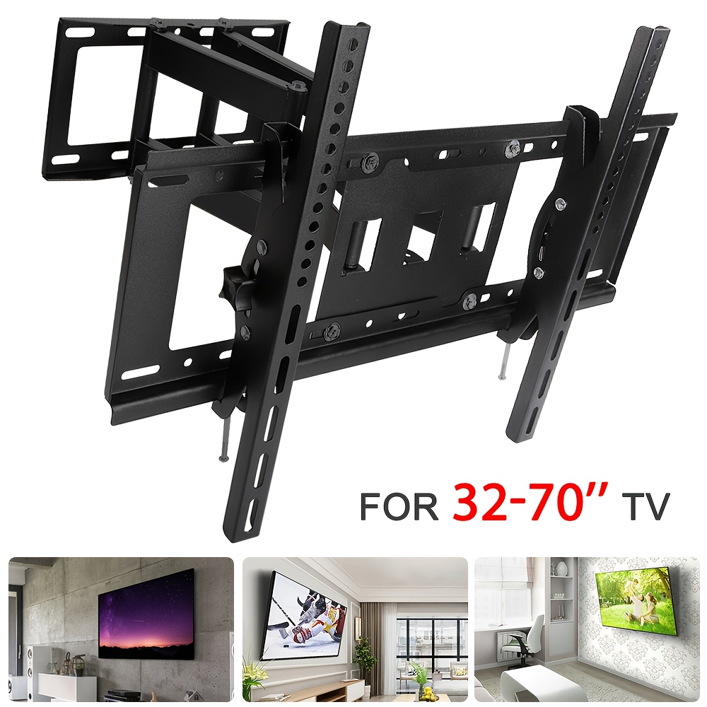 Nagibni stenski nosilec za TV, do 32-70 palcev LED LCD OLED 4K ravna zaslonska postaja VESA največja obremenitev 50 kg, velikonočno okrasje ,