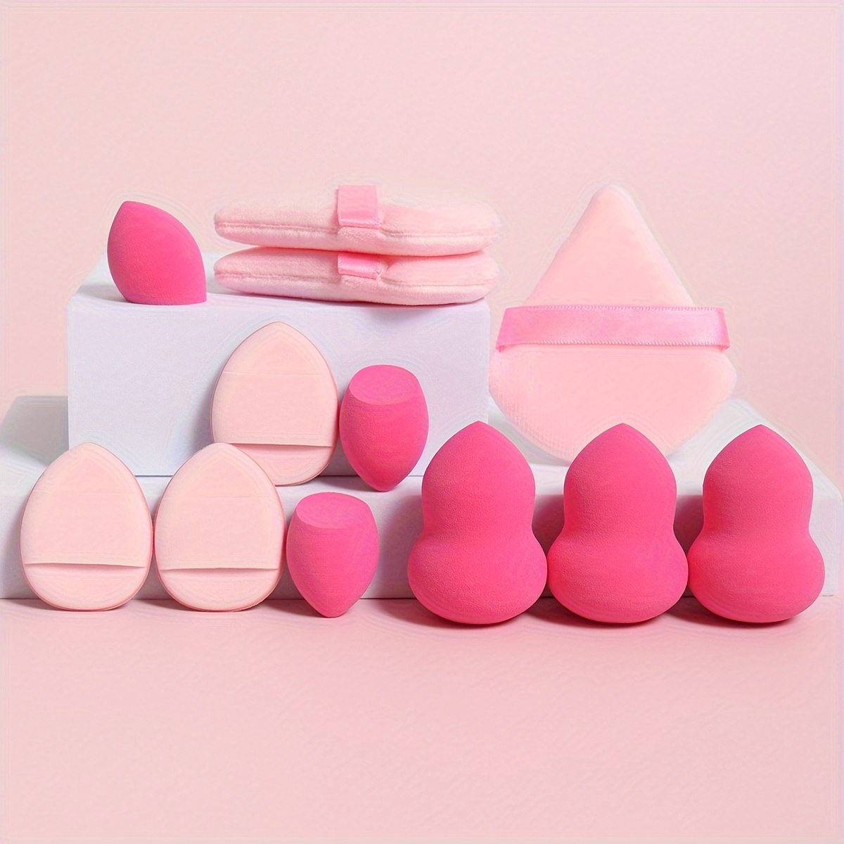12pcs Multi-Colored Makeup Sponge Set for Blending