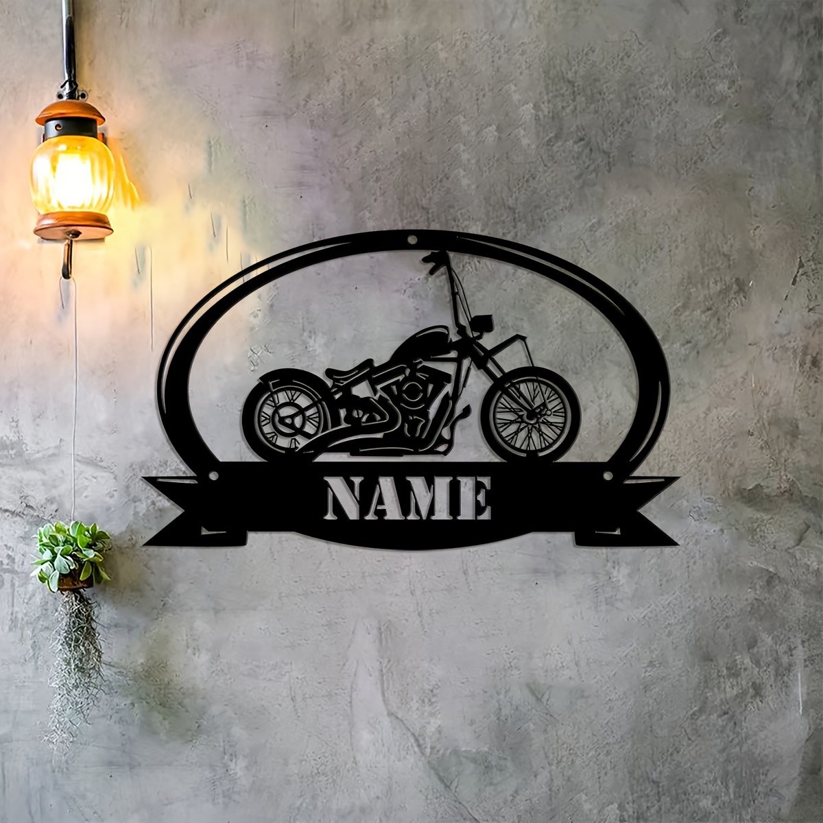 

1pc Custom Sign, Motorcycle Sign, Motorcycle Metal Wall Art, Personalized Biker Name Sign, Men Cave Metal Art, Biker Gift, Sign For Biker, Fathers Day Gifts, For Home Room Living Room Office Decor