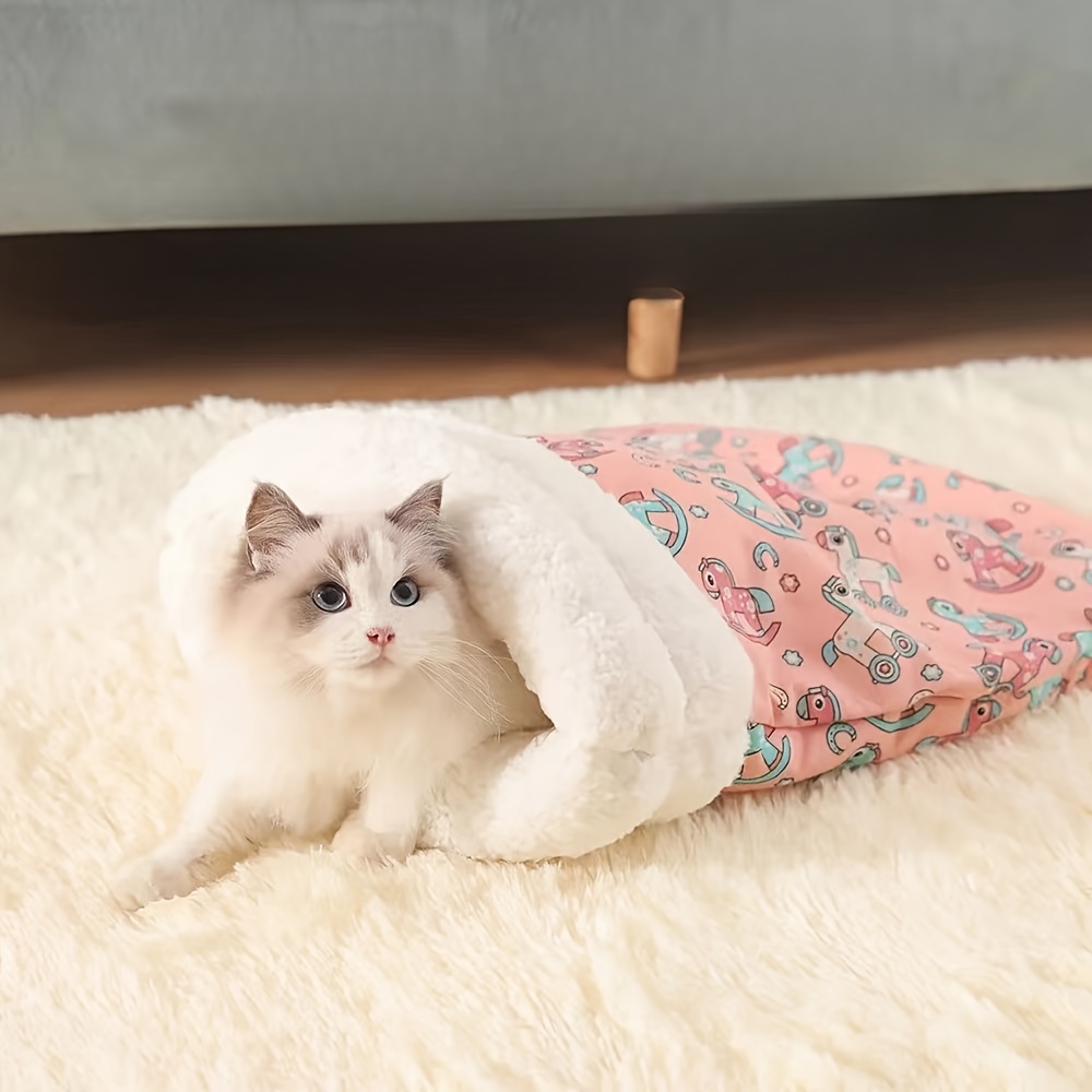 

Polypropylene Pet Sleeping Bag, Half- , Cat Bed, Universal , , No